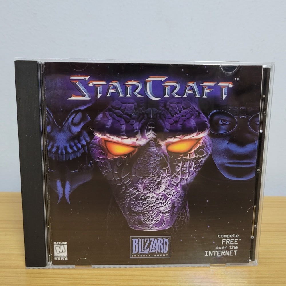 StarCraft PC Game 1998 Original Release Blizzard Entertainment Jewel Case CIB